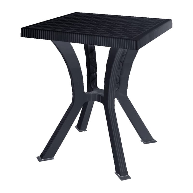Tavolo Rigoletto Elite Cm 60 x 60 Antracite - 2