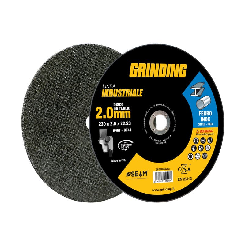 Grinding Industriale Disco Ferro Piano 230 x 2,0 5 Pezzi - 2