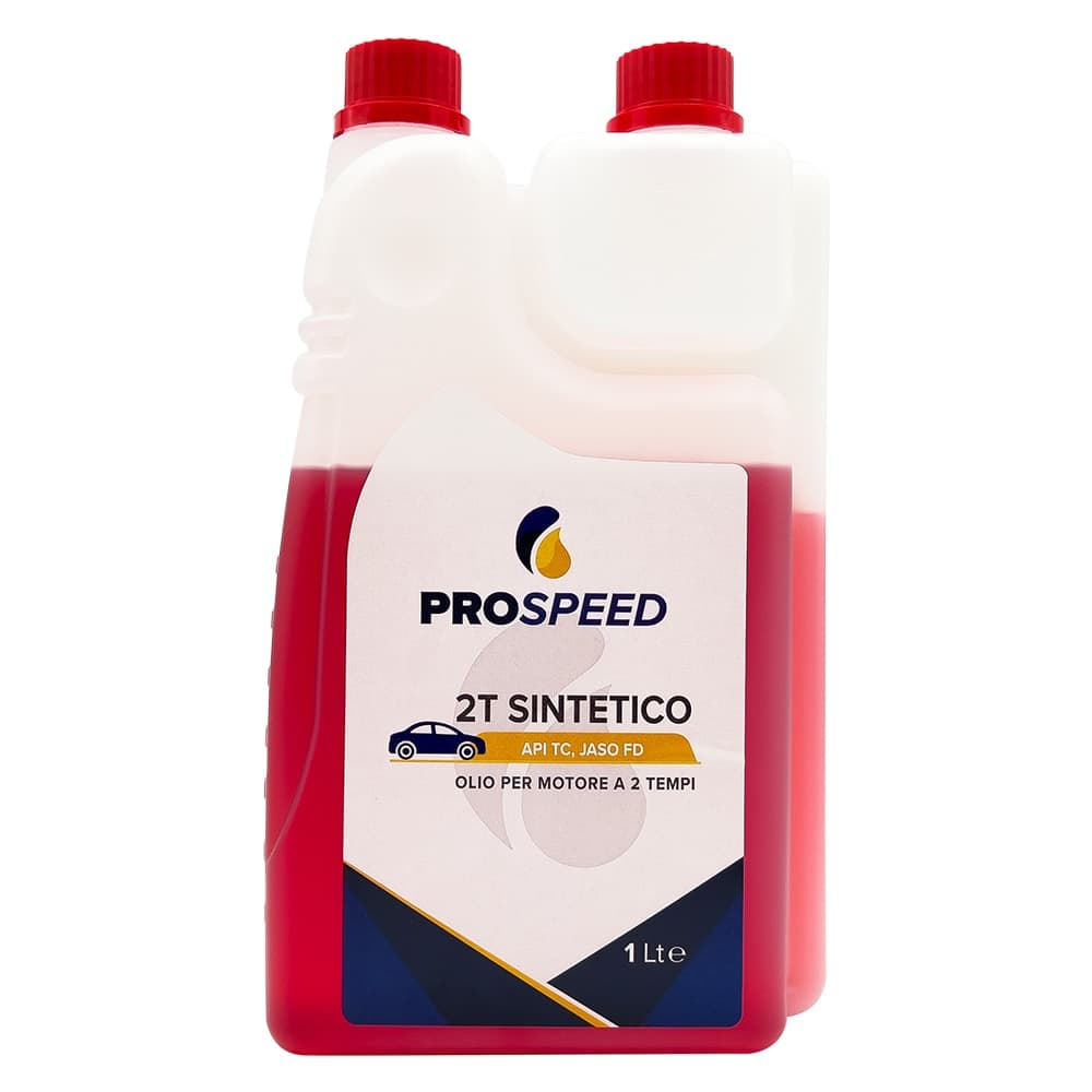 OLIO PER MISCELA 2T SINTETICO Lt. 1 - con dosatore graduato- 12 pezzi  - PROSPEED