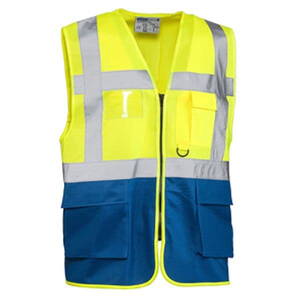Gilet Alta Visibilit Giallo Blu Laser Tg. Xl - 2