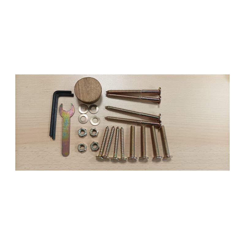 Kit Montaggio x Tavolo Legno Allungabile Cm 200 x 150 x 90 x 75 1,0 - 2