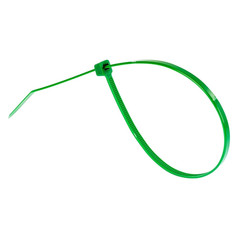 FASCETTA A STRAPPO PER CABLAGGIO mm 3,6 x 200 - verde  - UNIKO