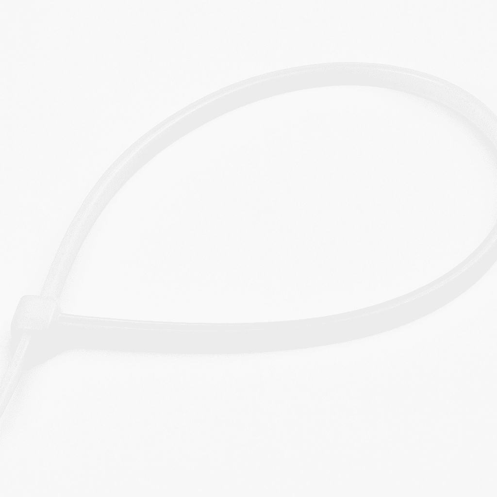 Fascetta a Strappo per Cablaggio Uniko Bianco 2,5 x 200 mm - 2