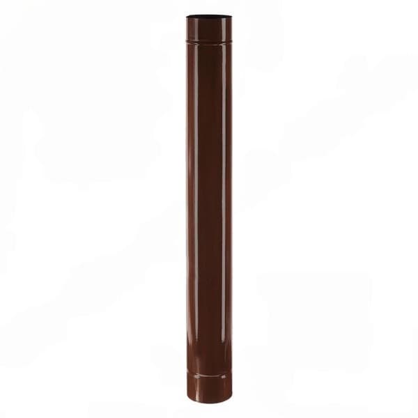 Tubo Smaltato per Stufe Marrone Europrofil 100 cm Ø 10 - 2
