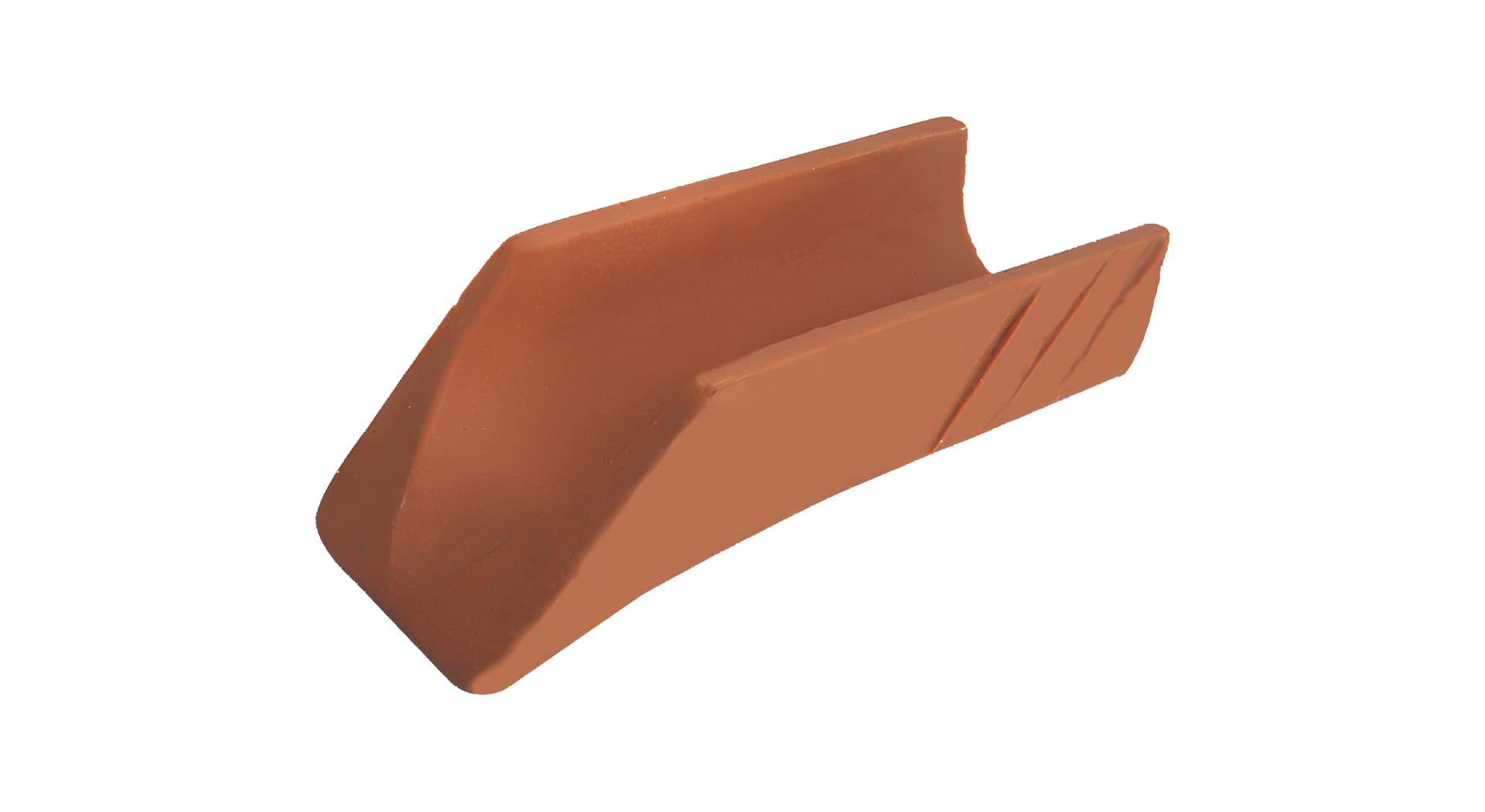 Gocciolatoio in Marmoresina Aperto Cm 27 x 8 Colore Rosso - 2