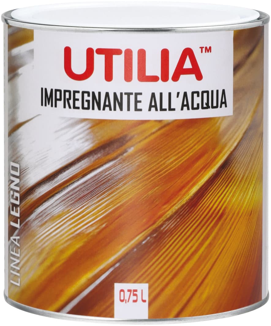 Impregnante All'Acqua Ml. 750 Trasparente 6 Pezzi Utilia - 2