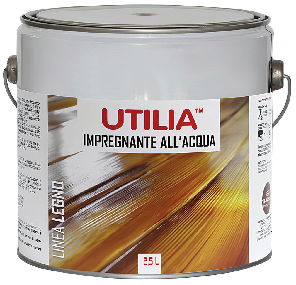 Impregnante All'Acqua L 2 5 Bianco 4 Pezzi Utilia - 2