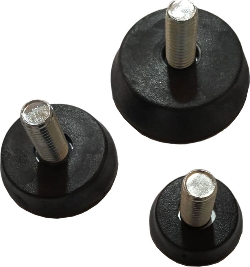 PIEDE REGOLABILE PER MOBILE filet. M 10 mm 30- 50 pezzi  - BricoGo - 2