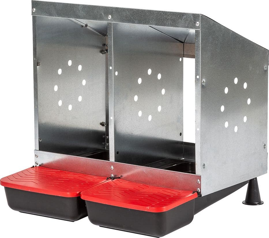 Nido per Galline Ovaiole mg Gabbie 52,5 x 47 x 52,5 cm - 2