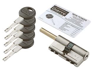 Cilindro Europeo New Power per Pomolo 40 mm 30 (CILNEWP40300755) Dierre - 2