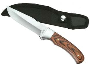 COLTELLO PUGNALE CON FODERO- - lama cm.10 - 28060 - 1 pezzi AUSONIA - 2