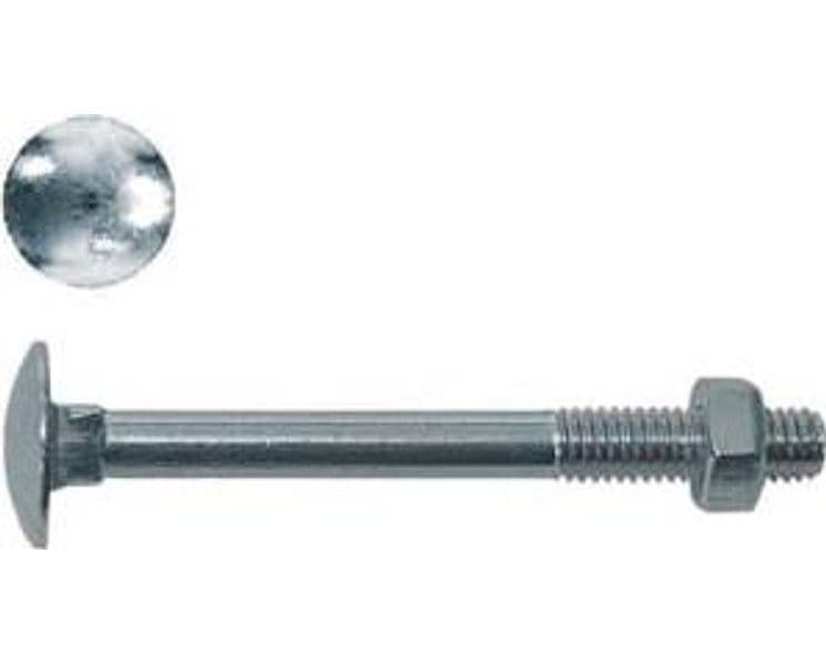 Cavicchia Acciaio Testa Tonda con Dado in Blister Ø 6 mm MMX80 5 Blister - 2