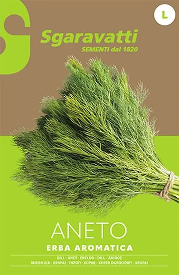 SEMI PER ORTAGGI E VEGETALI aneto- 20 pezzi  - SGARAVATTI - 2