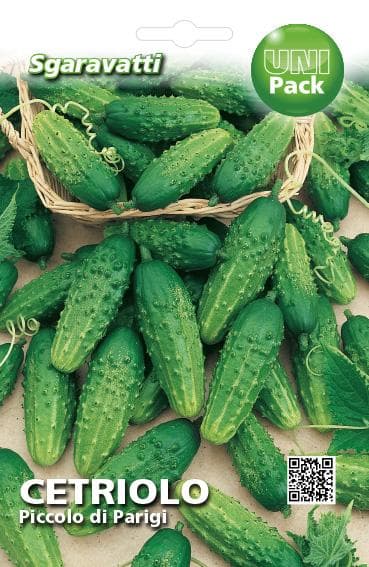 Semi per Ortaggi e Vegetali Cetriolo Piccolo Sgaravatti Verde di 20 Pezzi - 2