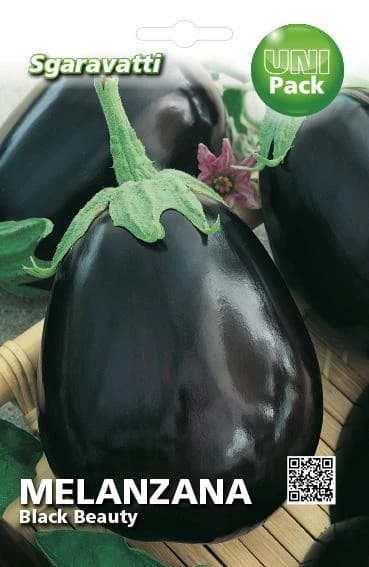 Semi per Ortaggi e Vegetali Melanzana Black Beauty Sgaravatti 20 Pezzi - 2