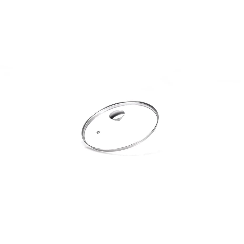 Coperchio Moneta Vetro e Acciaio ?allegro Inox? Ø 24 cm - 2