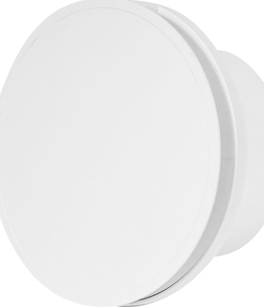 Aspiratore Tondo Elettrico in ABS Decorativo Bianco 19 W 100 Foro VEC - 2