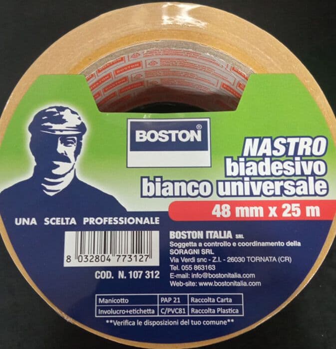 Nastro Biadesivo 50MMX25M Boston Italia Boston - 2