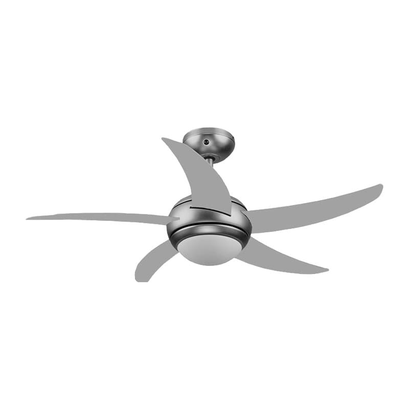 VENTILATORE A SOFFITTO C/TELEC+LUCE D 130 SILVER- 1,0 pz - 2