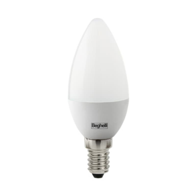 LED Oliva E14 5W 56820 Fredda 6500K* Plast Beghelli 10 Pezzi - 2