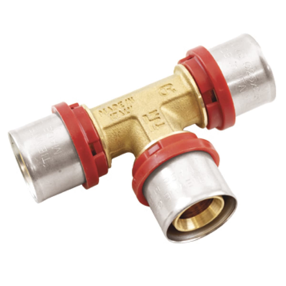 Raccordo Tee Intermedio Pressare per Tubo Multistrato Ø 63 x 63 x 63 TIM - 2