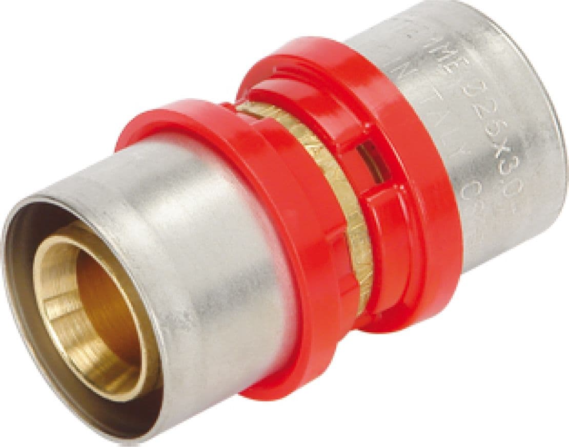 Raccordo Diritto Intermedio Pressare per Tubo Multistrato Ø 40 x 3,5 TIM - 2