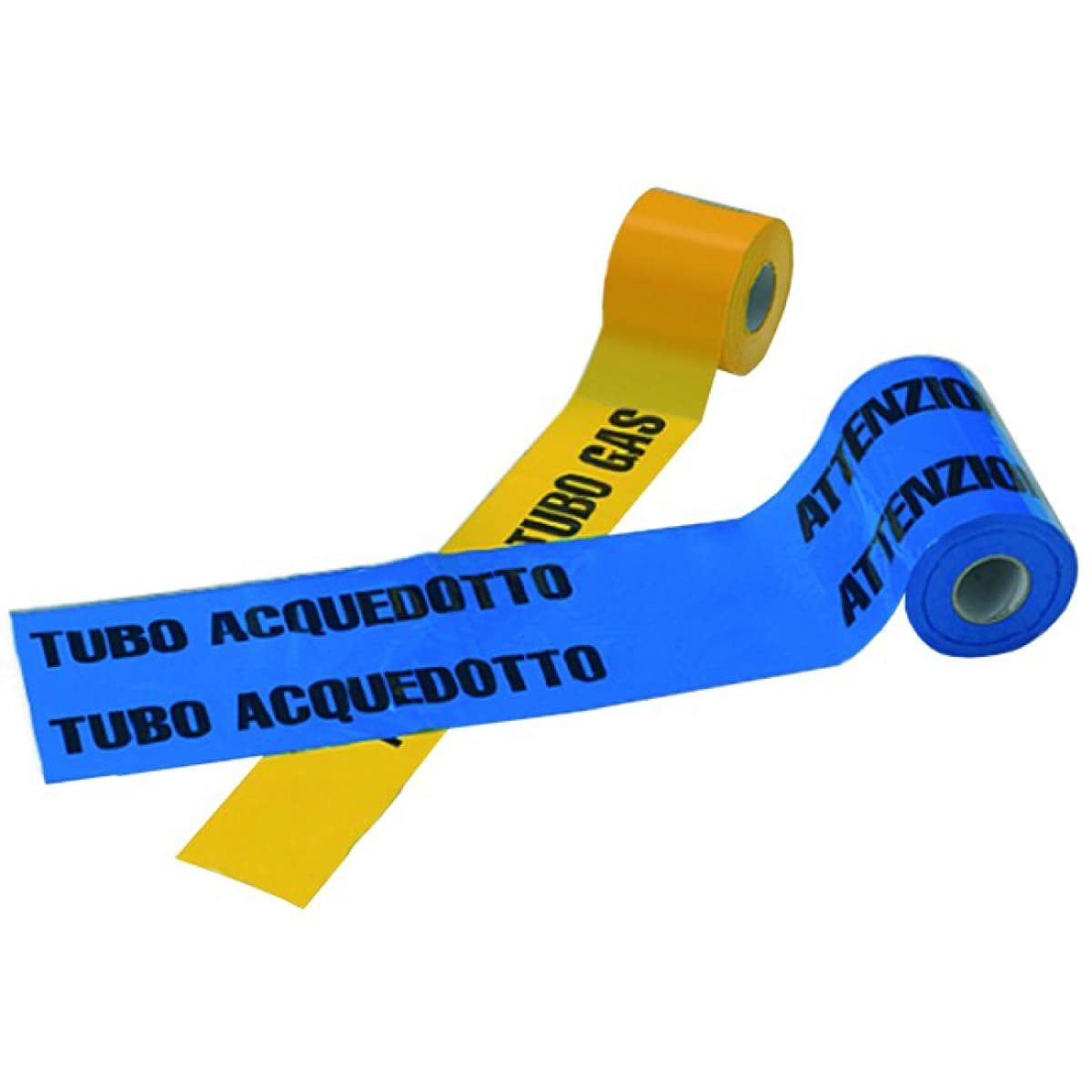Nastro Avvertitore da Interro Blu Tubo Acqua H= 10 cm L= 200 m CAM - 2