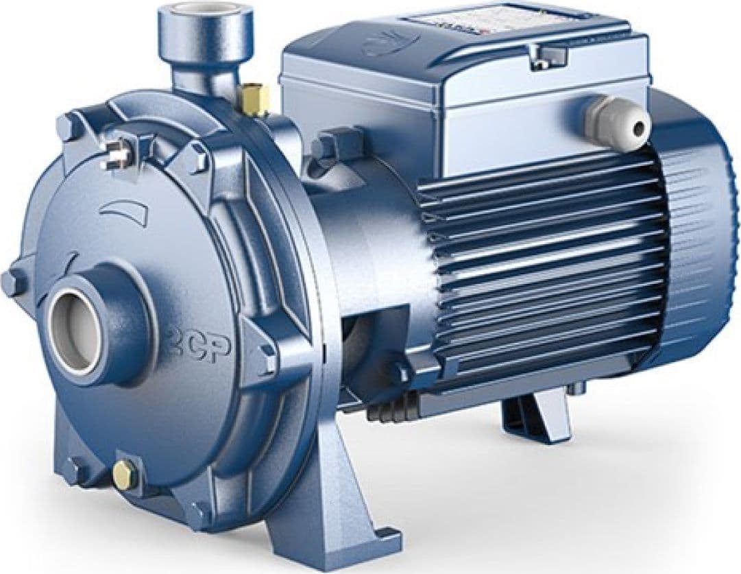 Pompa Elettrica Centrifuga Bigirante in Ghisa 3 HP 2,2 kW 400 V Ottone PED - 2