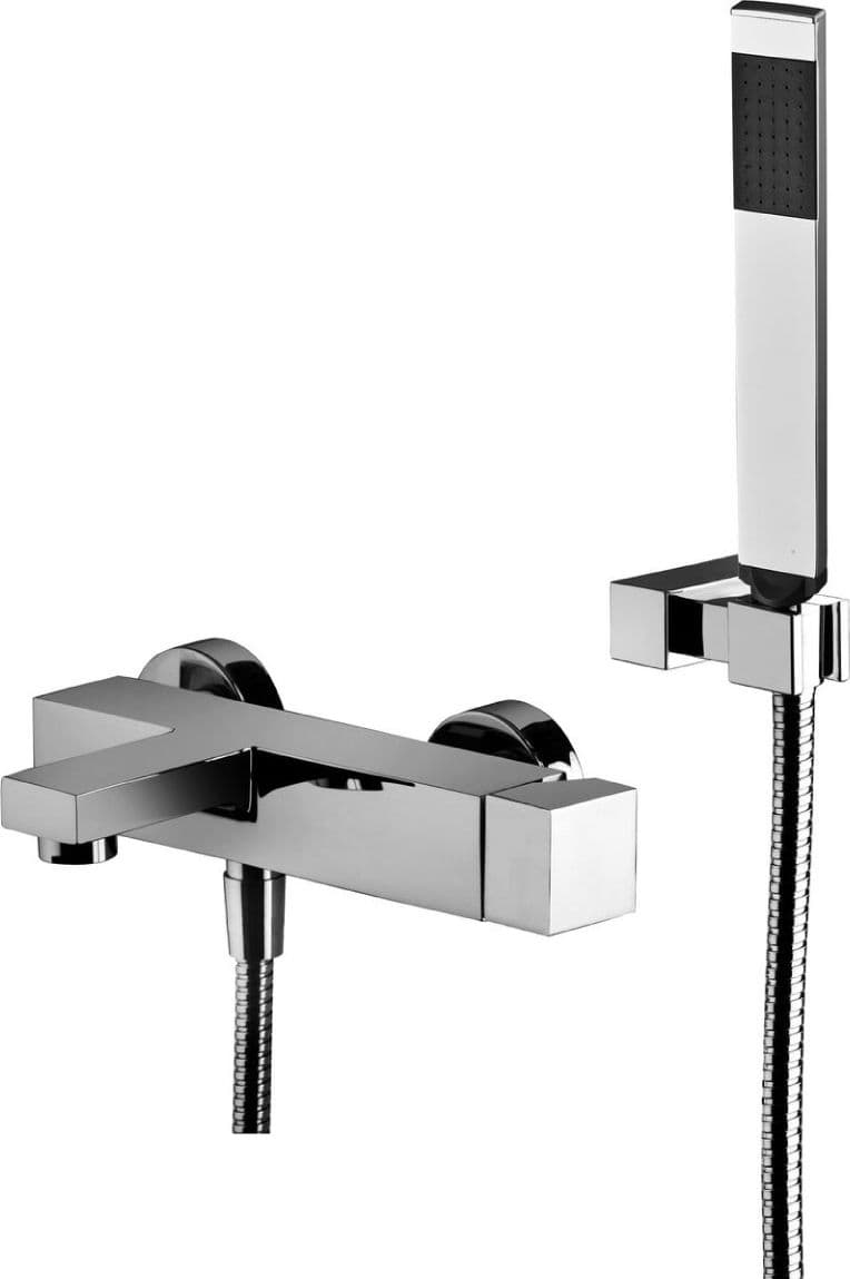 Rubinetto Miscelatore Monocomando Attacco Duplex e Flessibile 1,5 m PAF - 2