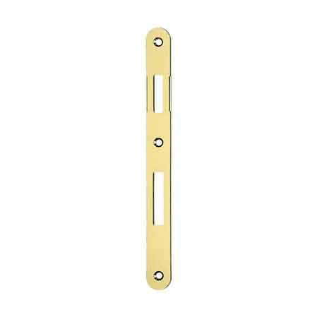 Contropiastra per Serrature Patent Bordo Tondo Agb Colore Cromata Opaca - 2