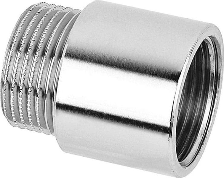 Raccordo Diritto Maschio Femmina Ottone Cromato 1500 1/2 x 20 mm Icma - 2