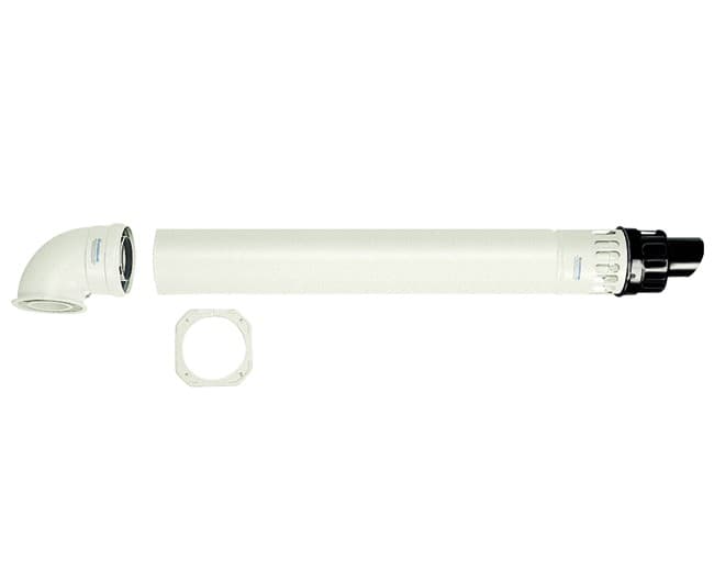 Kit Fumi con Tubo e Curva Coassiale Ø 60 100 Immergas - 2
