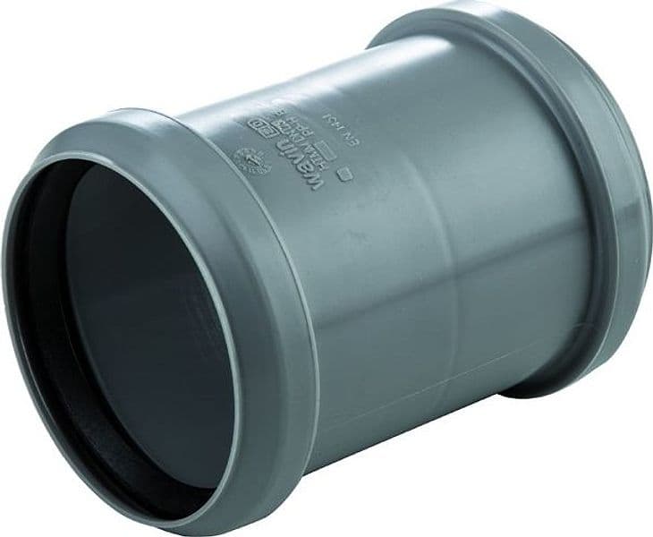 Manicotto Doppio Bicchiere ad Innesto con Battuta in PP Wavin WA244805