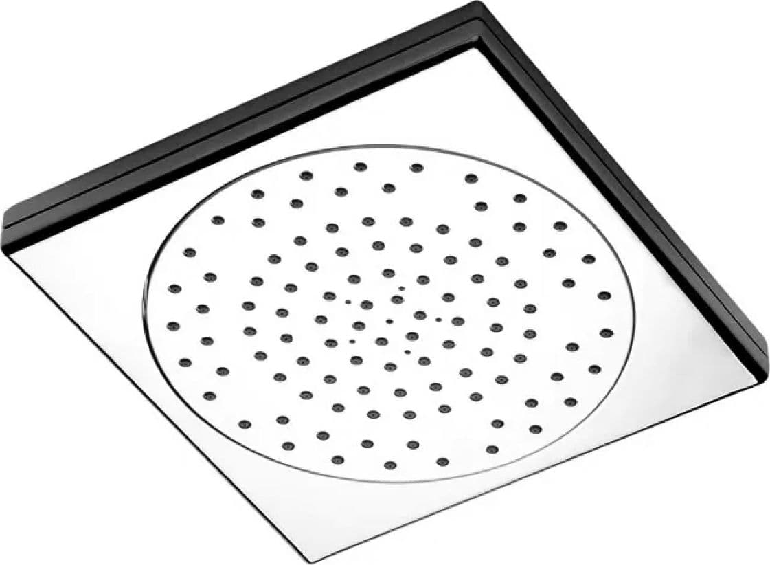 Soffione Quadrato in ABS Cromato a Pioggia Modello Square 1 2 1 Getto Remer - 2