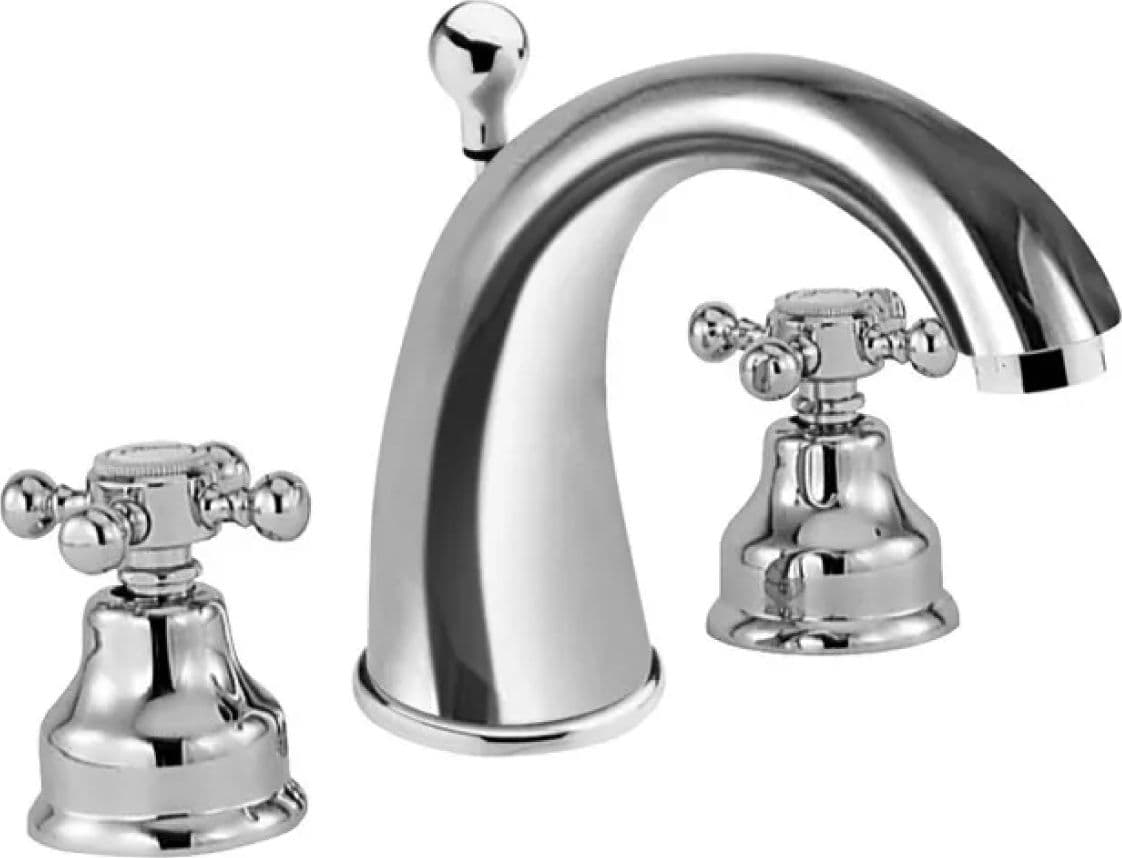 Batteria Rubinetto Lavabo 3 Fori Anais Scarico 11/4 Rubinetterie Eurorama - 2