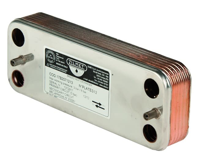 Scambiatore Saldobrasato per Caldaia Murale Piastre 12 ZILMET 17B2071213 - 2