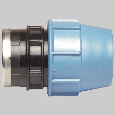 Raccordo Diritto Femmina Plastica 32 x 1¼ Unidelta - 2