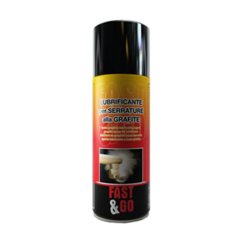 Fastgo Lubrificante Serrature alla Grafite 200 ml 12 Pezzi - 2