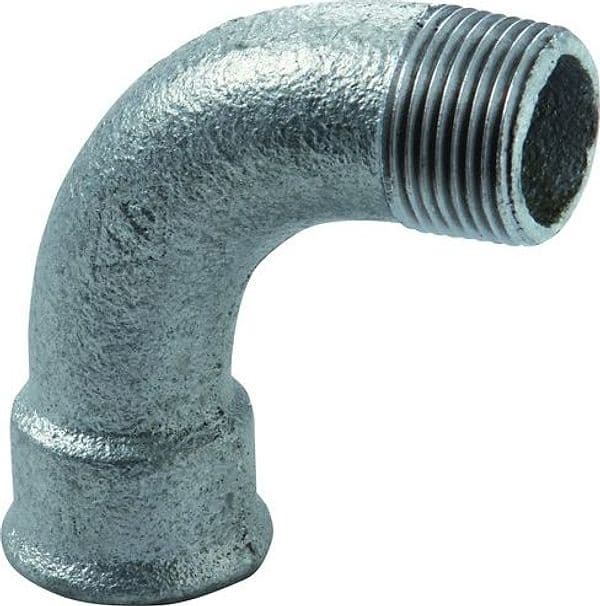 Raccordo Curvo 90 ° Maschio Femmina in Ghisa Georg Fisher PO11ZC - 2