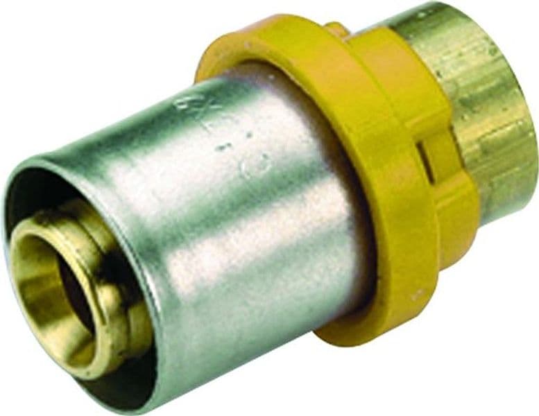 Terminale per Tubo Multistrato Pressare per Gas Tiemme Raccorderie - 2