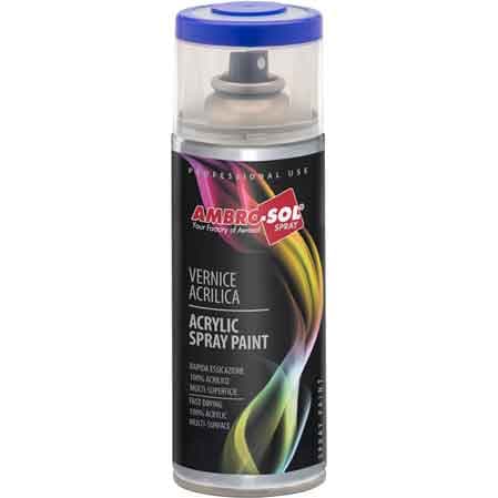 Bomboletta Spray Acrilico Universale 400 ml Grigio Ghiaia Ambrosol 6 Pezzi - 2