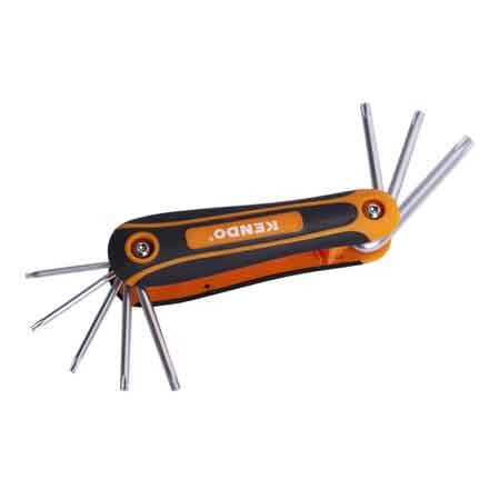 Set Chiavi Maschio Torx Kendo T9,10,15,20,25,27,30,40 8 Pezzi - 2