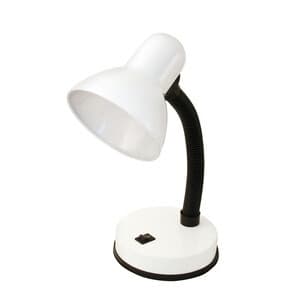 Lampada da Scrittoio E27 Charleston Bianco - 2