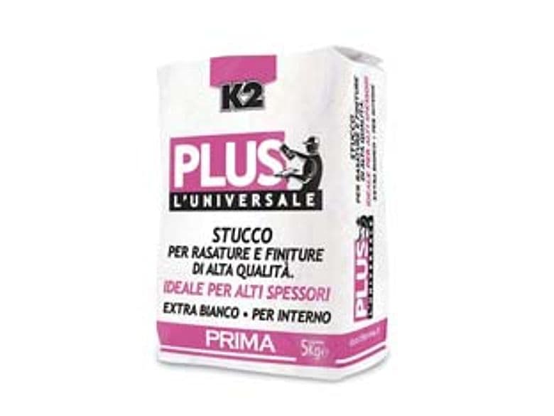 K2 Plus L'Universale Stucco per Rasature e Finiture Alti Spessori 5 4 Pezzi - 2