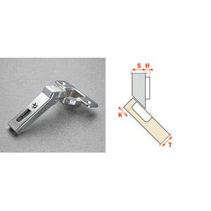 Cerniera Salice C2ABM99 Collo 45 5,0 Blister Bl 2 Pezzi - 2