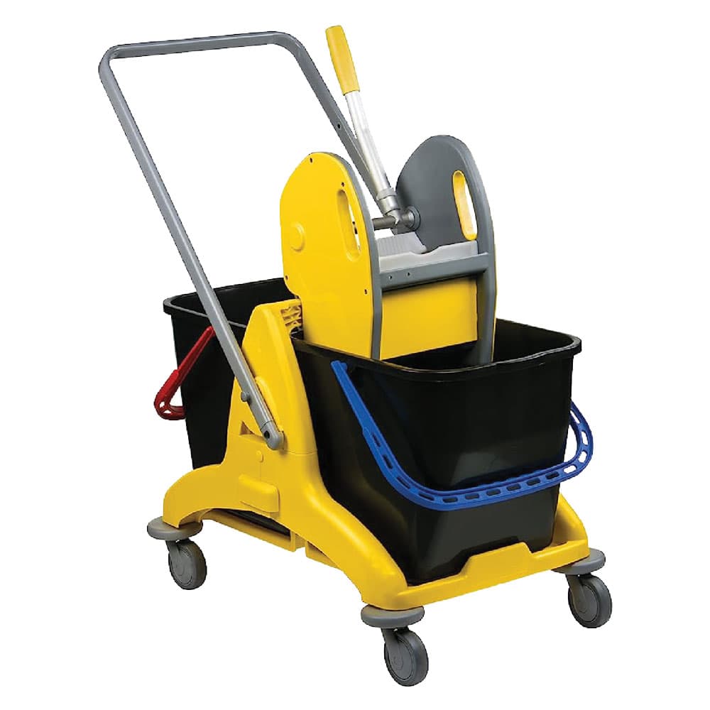 Carrello Multiuso Doppia Vasca 2 Vasche da 25 lt Ciascuna - 2