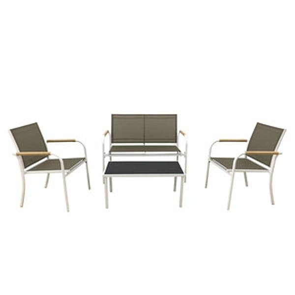 Set Salotto Menton 4 Pezzi Beige - 2