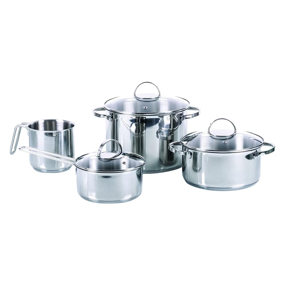 Set Batteria Pentole 7 Prodotti Misti Moneta Allegro INOX 7 Pezzi - 2