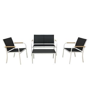 Set Salotto Menton 4 Pezzi Bianco - 2