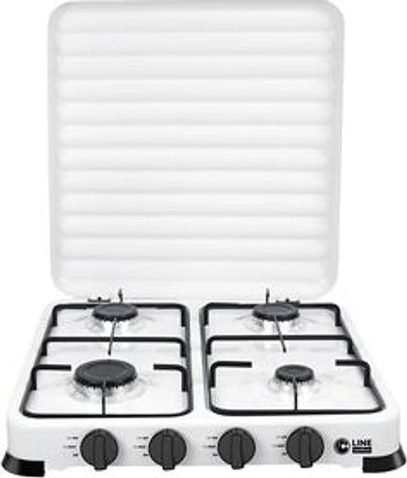 Fornello a Gas GPL 4 Fuochi 1 x 1.5 x 1.5 x 2.2 Kw - 2